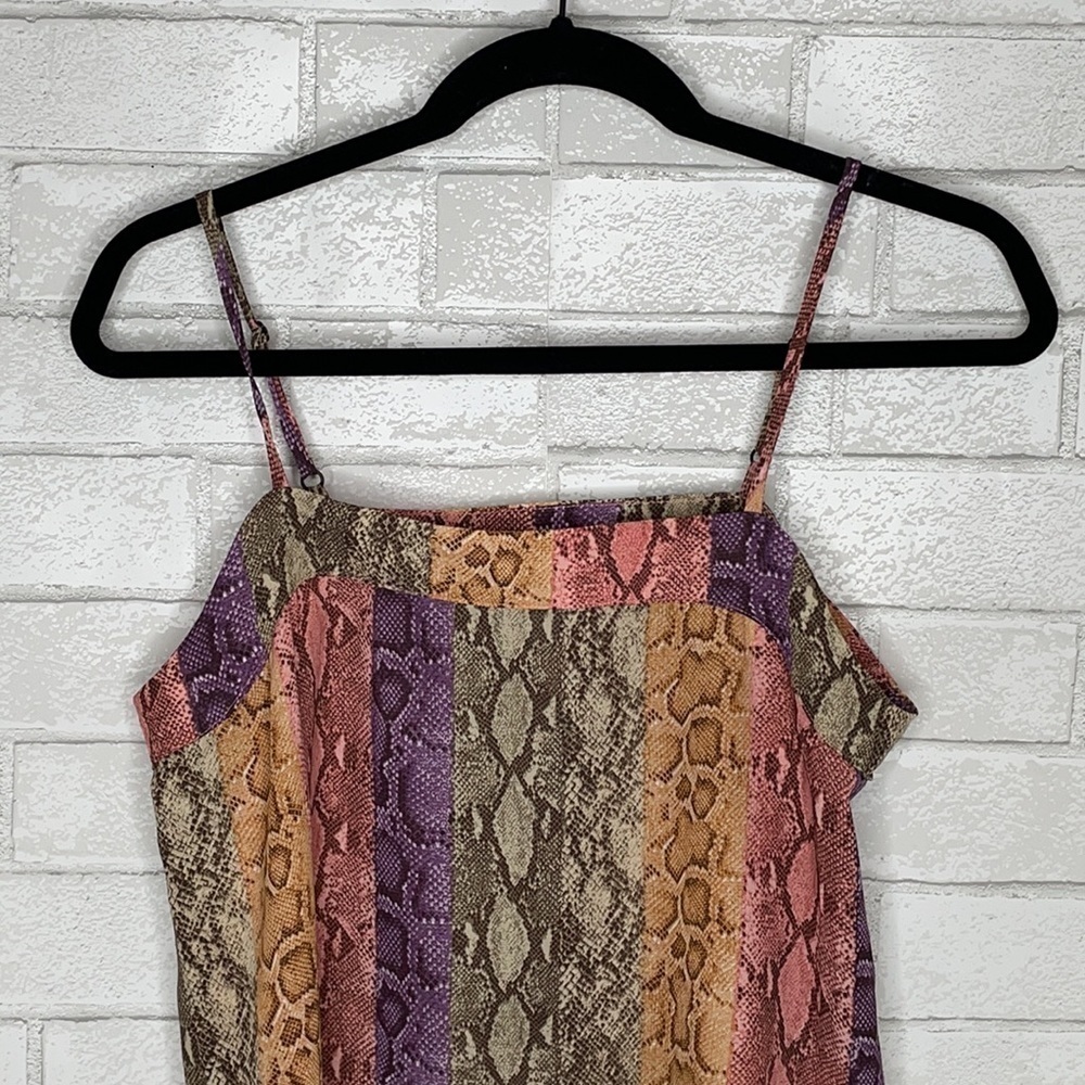 NWT HIATUS Snake Print Tank Top - Picture 6 of 15